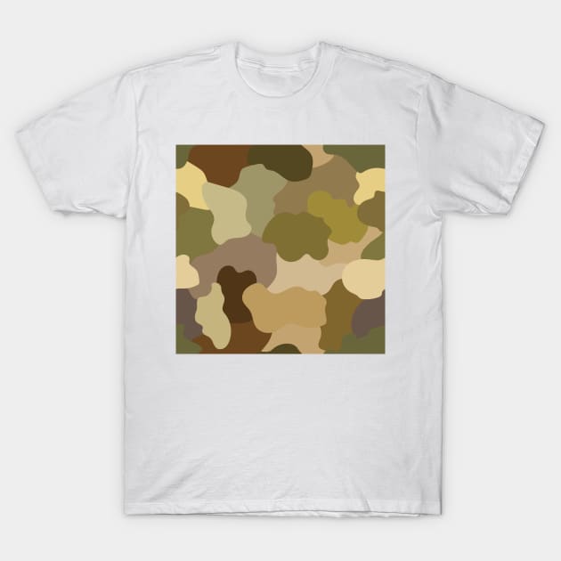 Abstract military or hunting camouflage background T-Shirt by IrinaGuArt